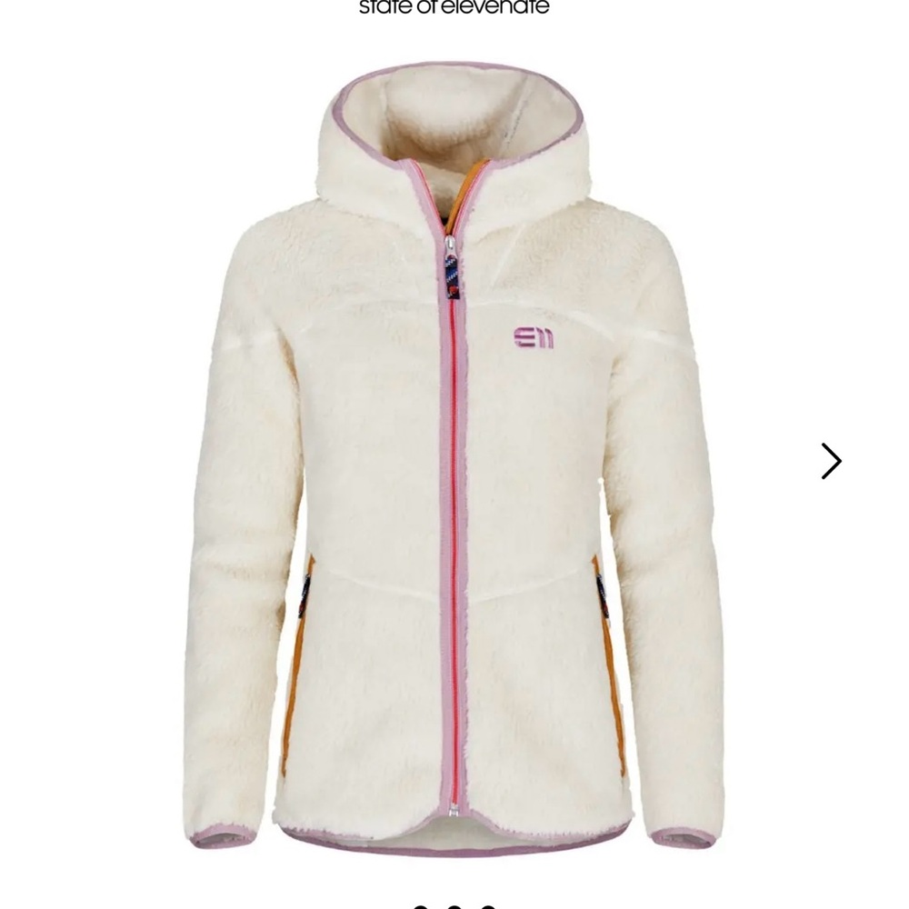 ISO State of Elevenate Women's Glacier Pile Hood Cream/Ecru Jacket size Med or L